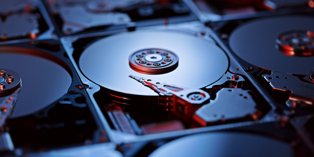 On-site hard drive shredding